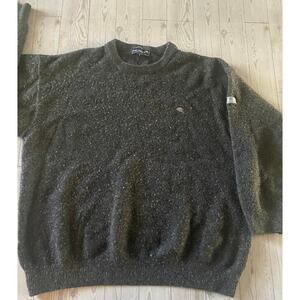 Palmer Lambswool Woolmark Sweater Gray Men’s Medium Crewneck Vintage Look